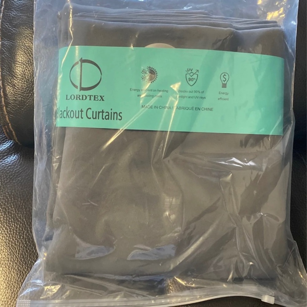Blackout Curtains (Dark Grey)
